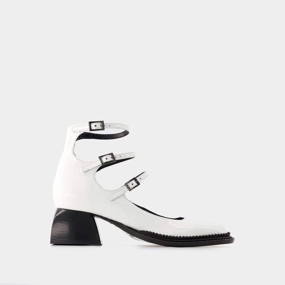 Thumbnail - Bulla London Pumps - Nodaleto - Leder - Weiß