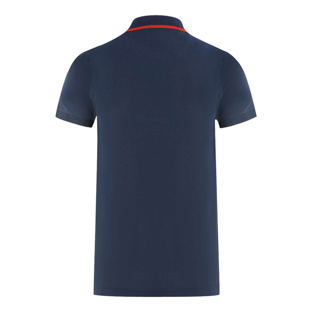 Aquascutum London 1851 Marinblå pikétröja herr – bild 2