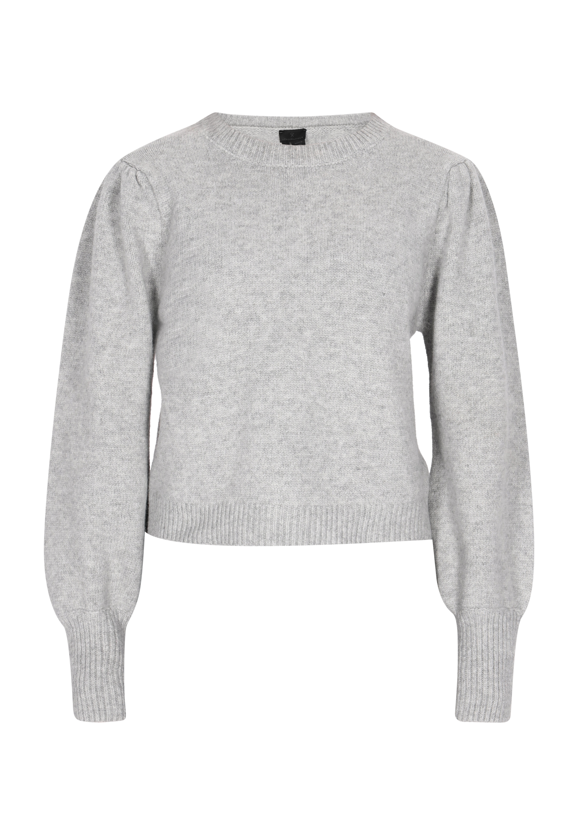 Thumbnail - Dreimaster Pullover Damen Grau Melange