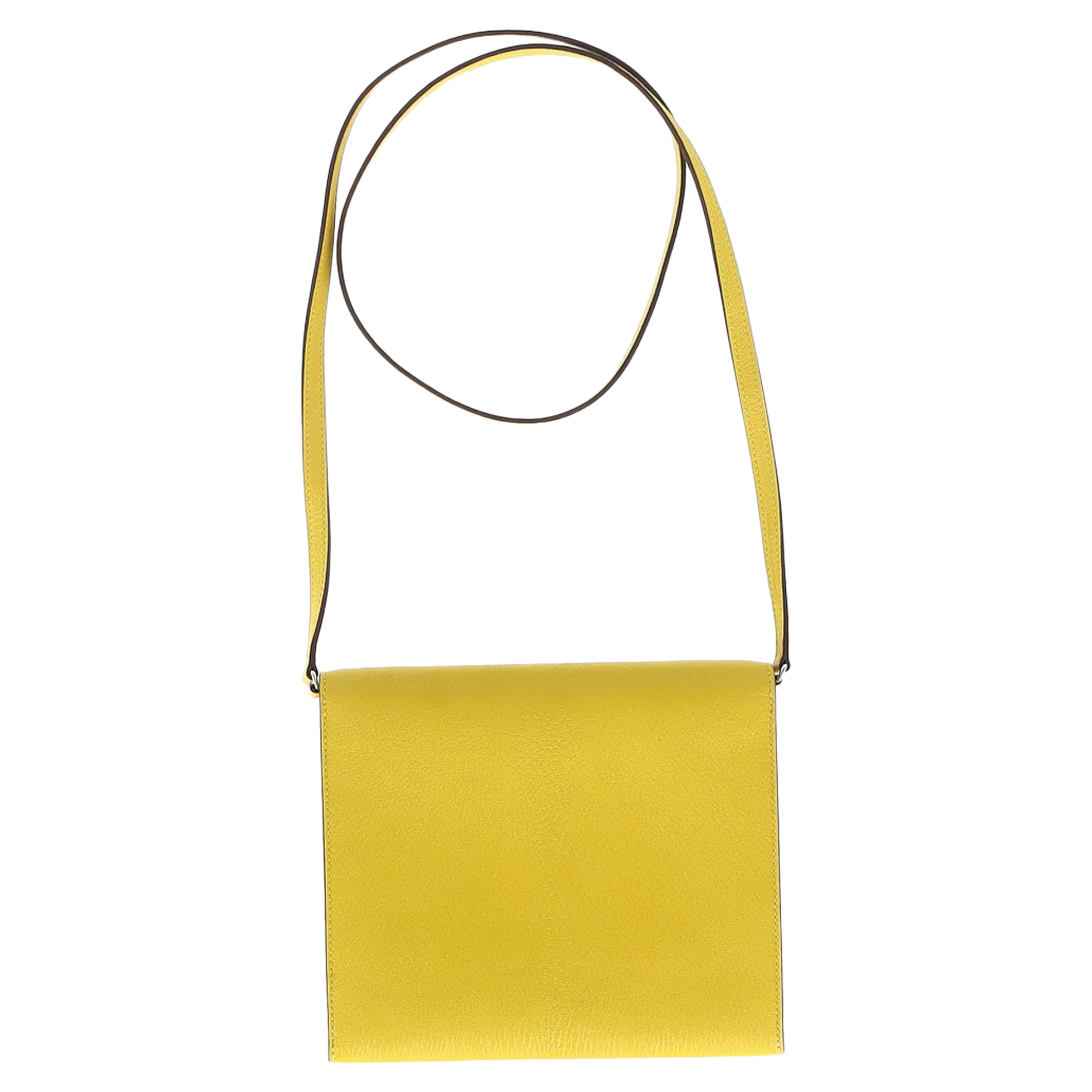 Hermes Pre-owned Hermès Cinhetic To Go Axelmapp i Gult Läder axelremsväskor dam – bild 2