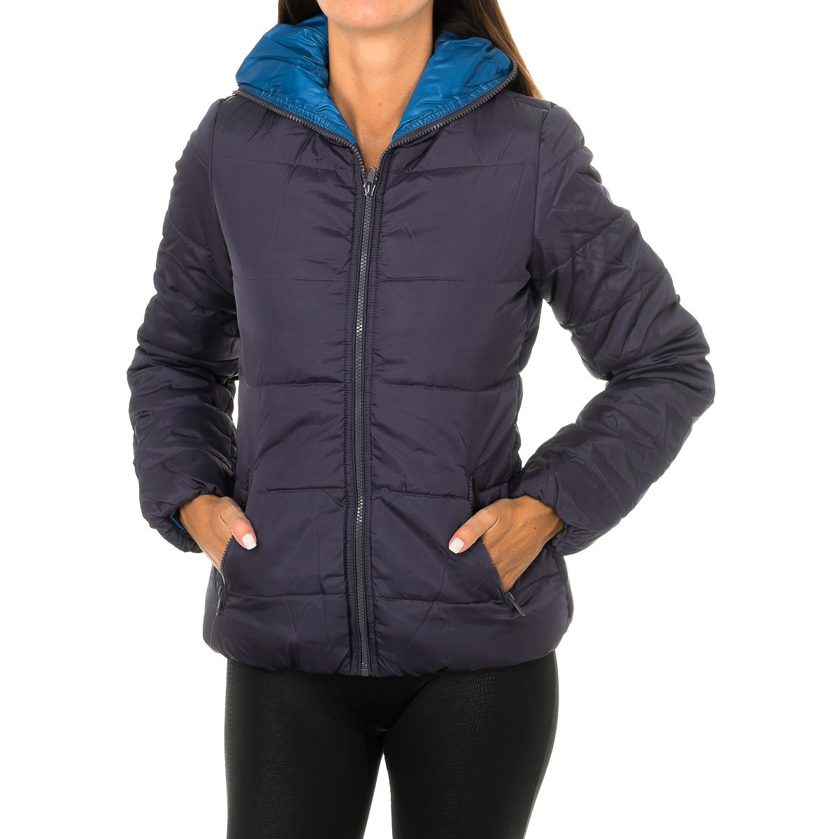 Thumbnail - Wattierte Jacke mit Kapuzenkragen 2BQ7530T7 Frauen