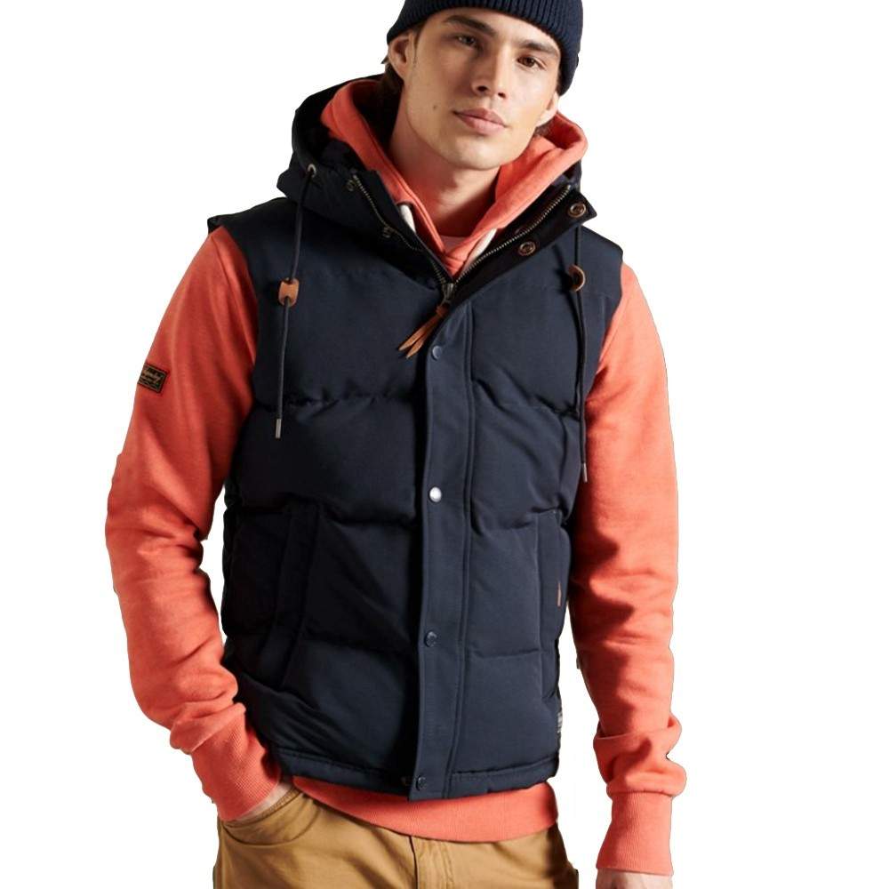 Thumbnail - Superdry Herren Steppweste klassisches Marineblau