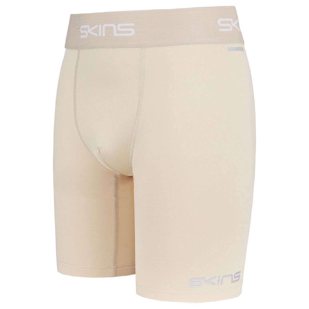 Skins DNAmic Force Herr Beige Compressiong Half Tights Shorts DF00011179002 – bild 2