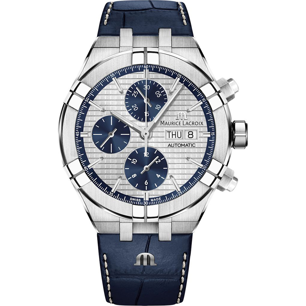 Maurice Lacroix Aikon Blau Herren Armbanduhr AI6038-SS001-131-1