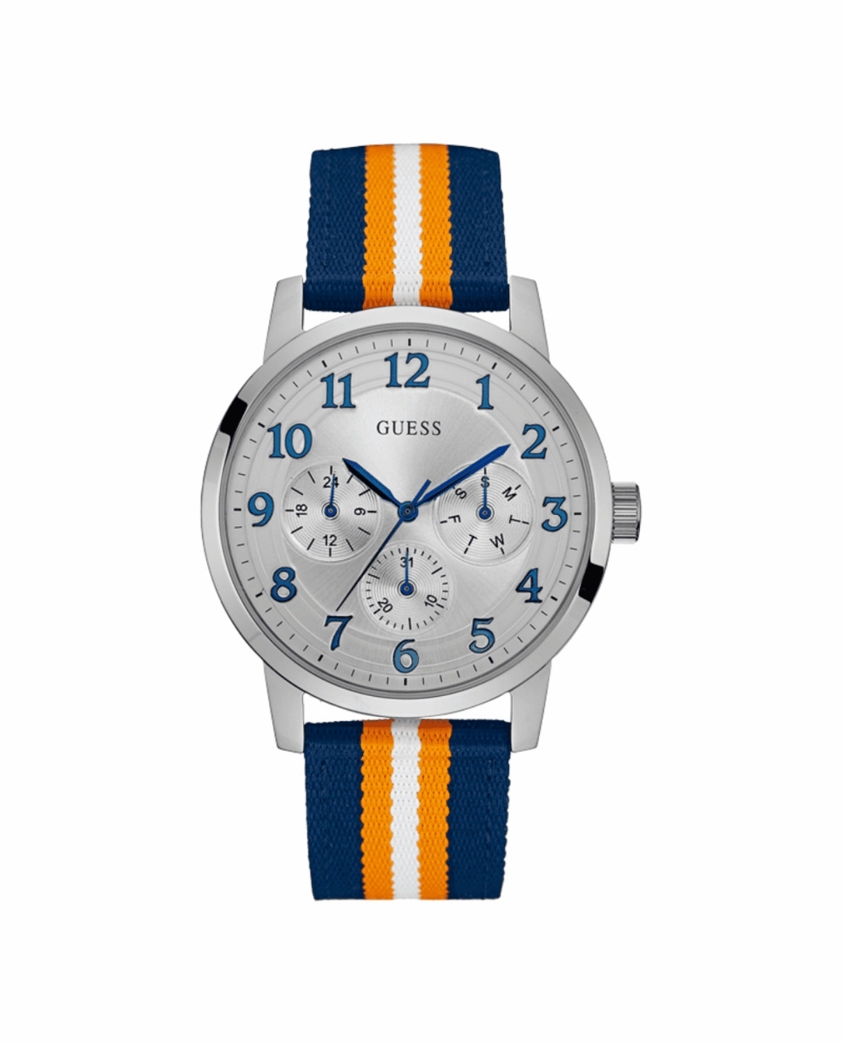 Thumbnail - Guess Herrenuhr Quartz Silber