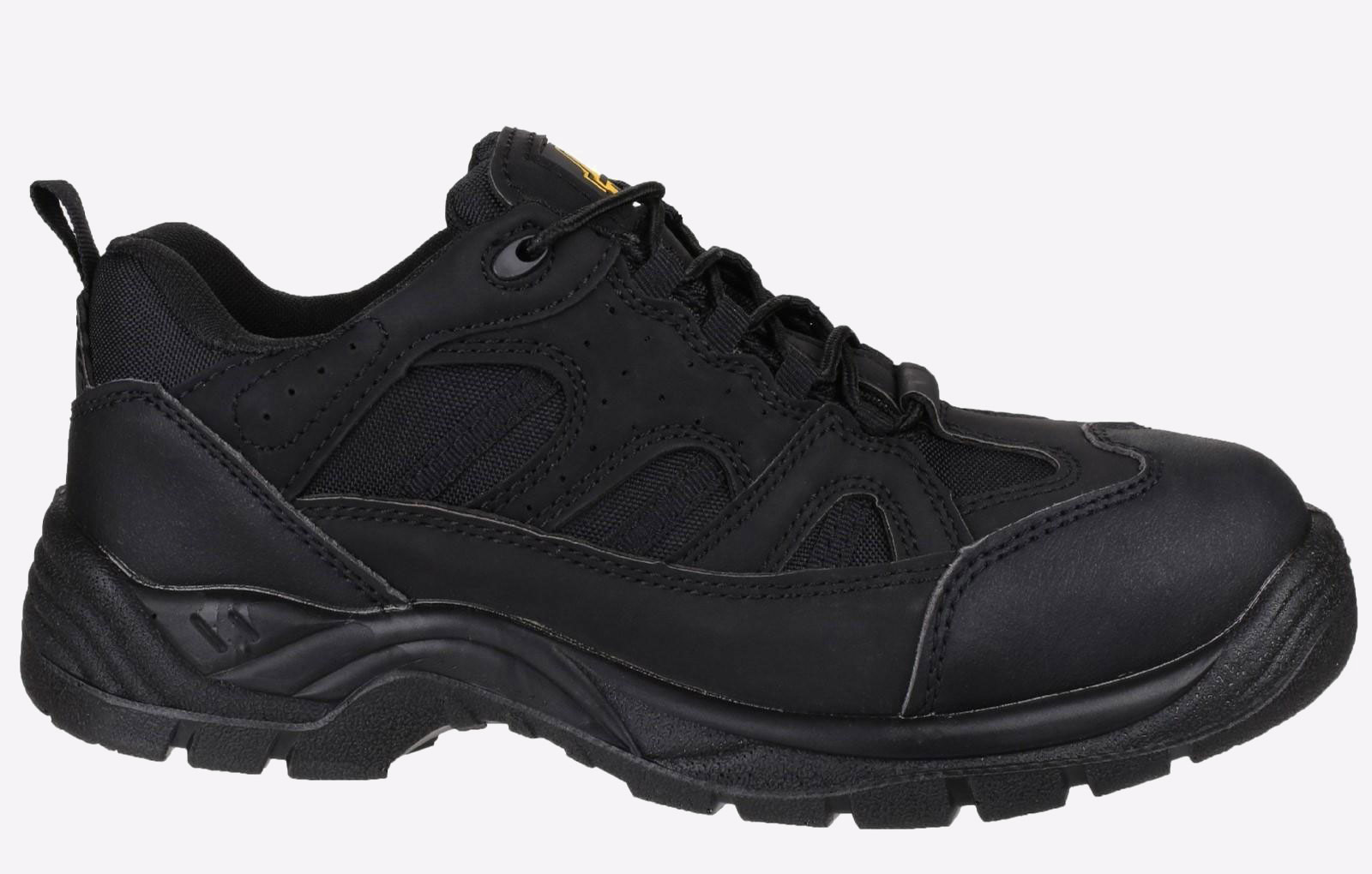 Amblers Safety FS214 Vegan Friendly Mens Shoes - Black - Size UK 10