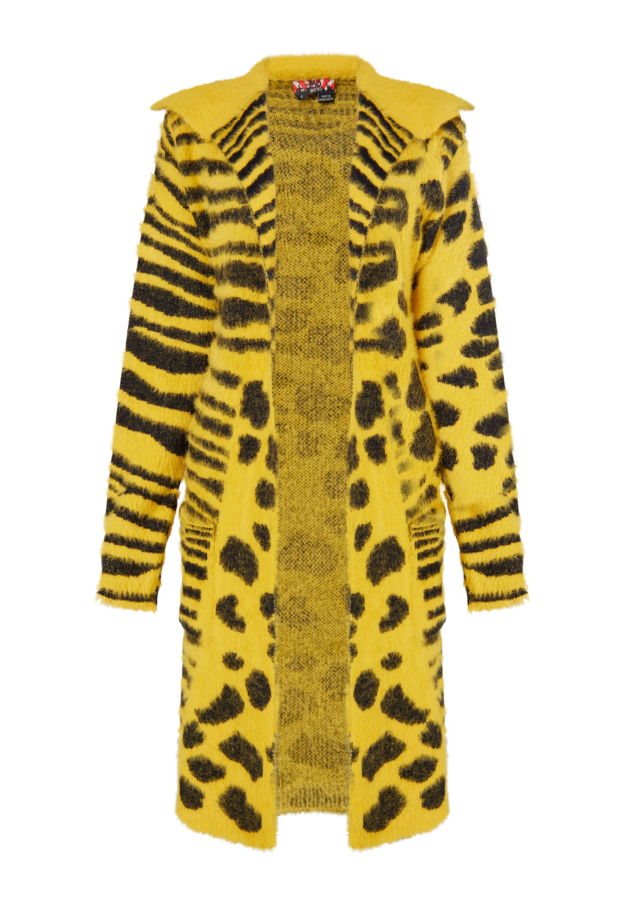 Thumbnail - Mymo Strickcardigan Damen dunkelgelb