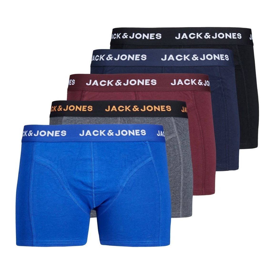 Jack & Jones Boxershorts heren trunks friday pack 5-pack