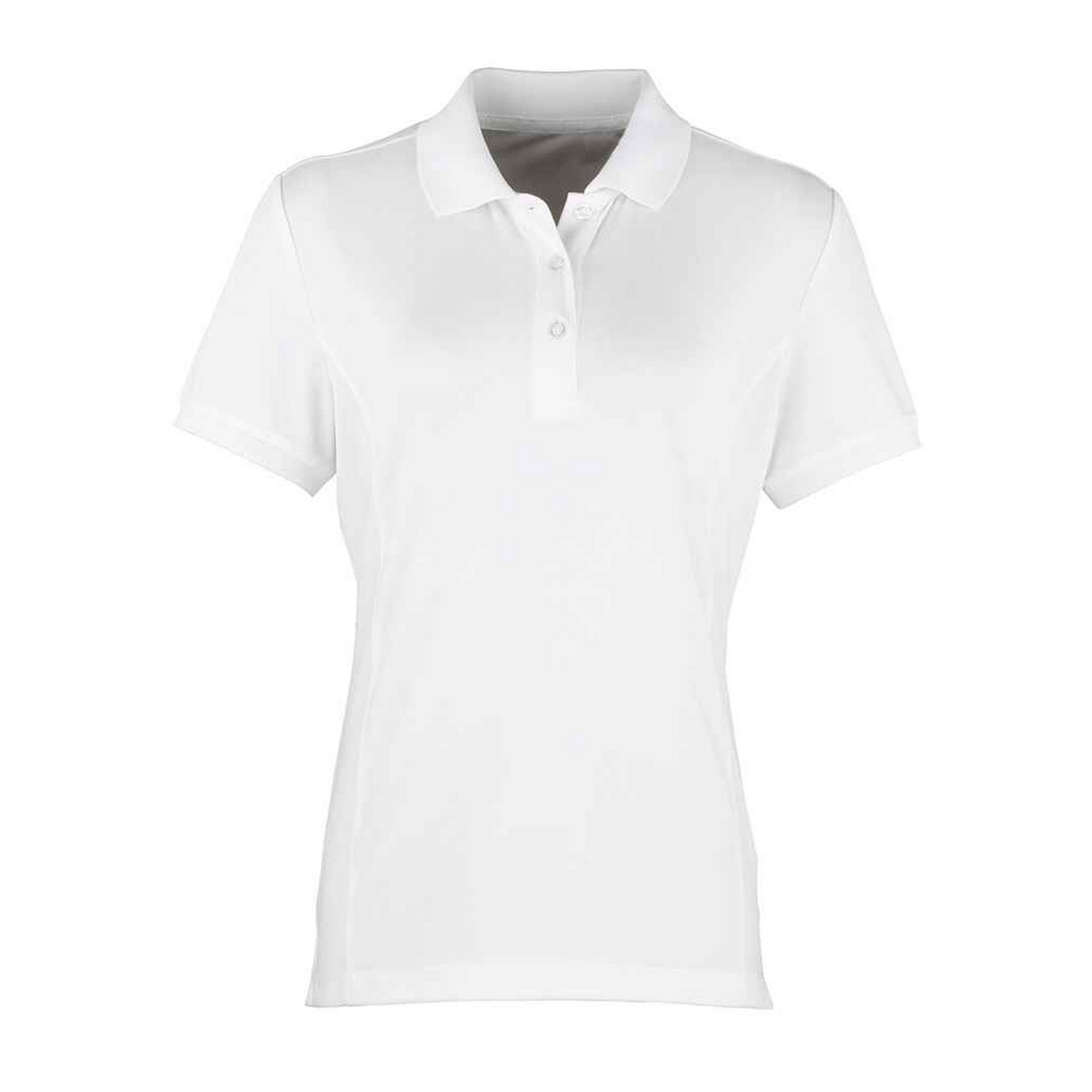 Thumbnail - Premier - "Coolchecker" Poloshirt für Damen (Weiß)