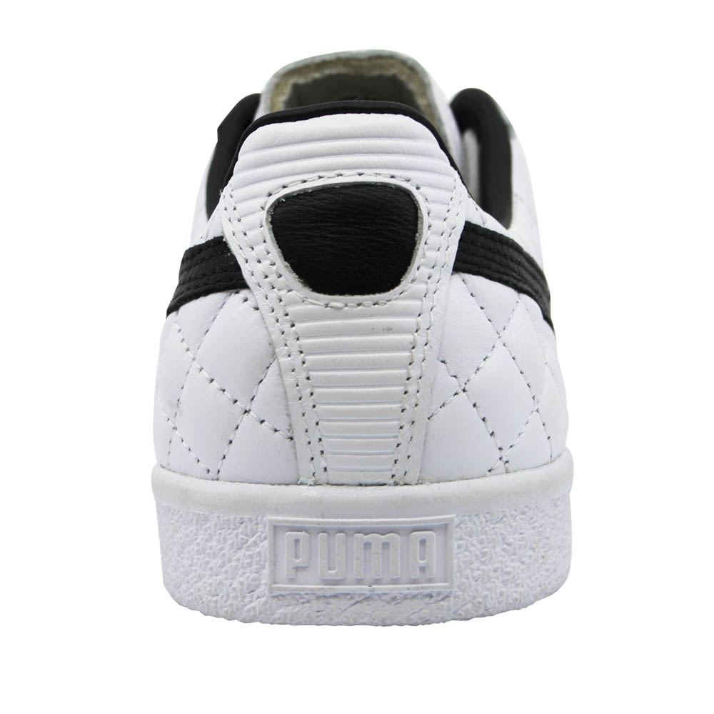 Puma Clyde Dressed Part Deux FM Vit Läder Lace Up Träningsskor för herrar 363636 01 – bild 2