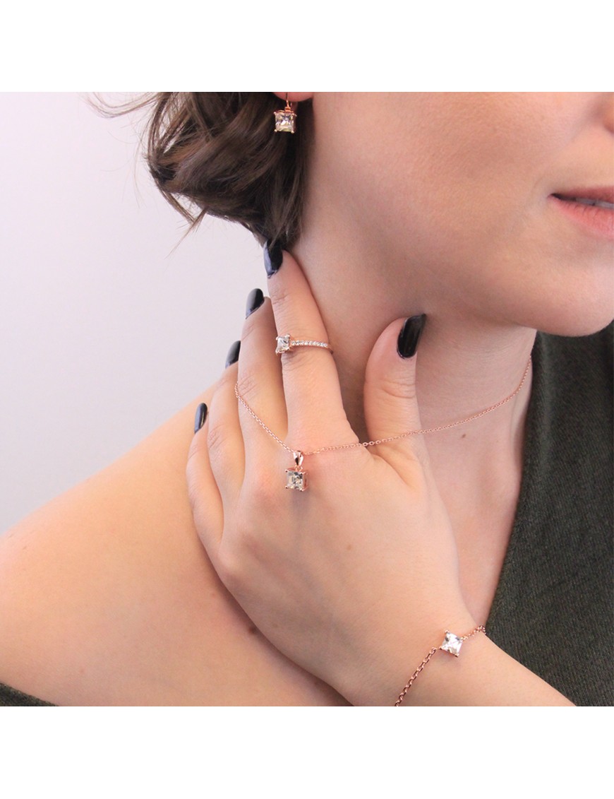 MYC Paris Calle Armband Roséguld och kristall dam – bild 2