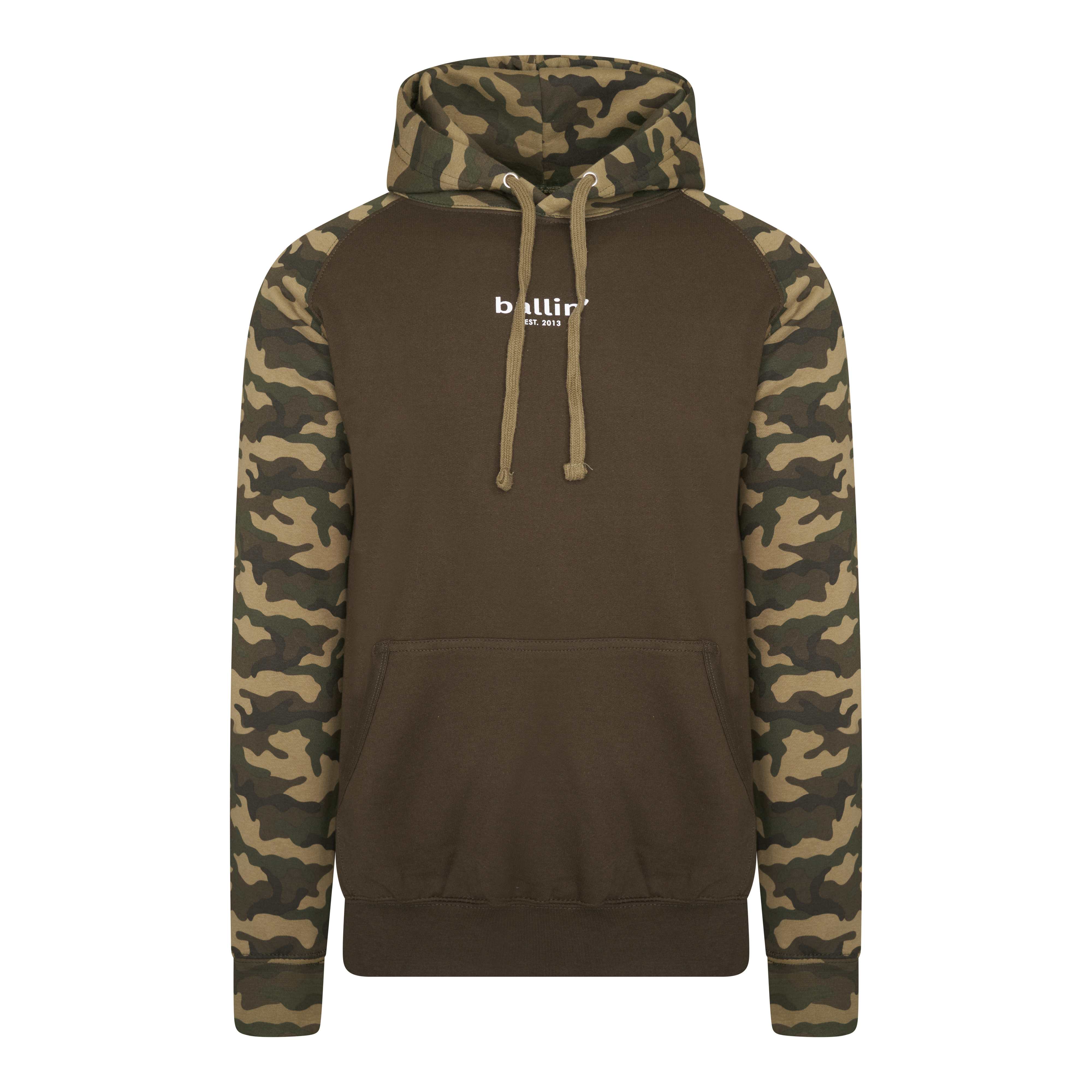 Est. 2013 Luvtröjor Liten Logo Huva Camo