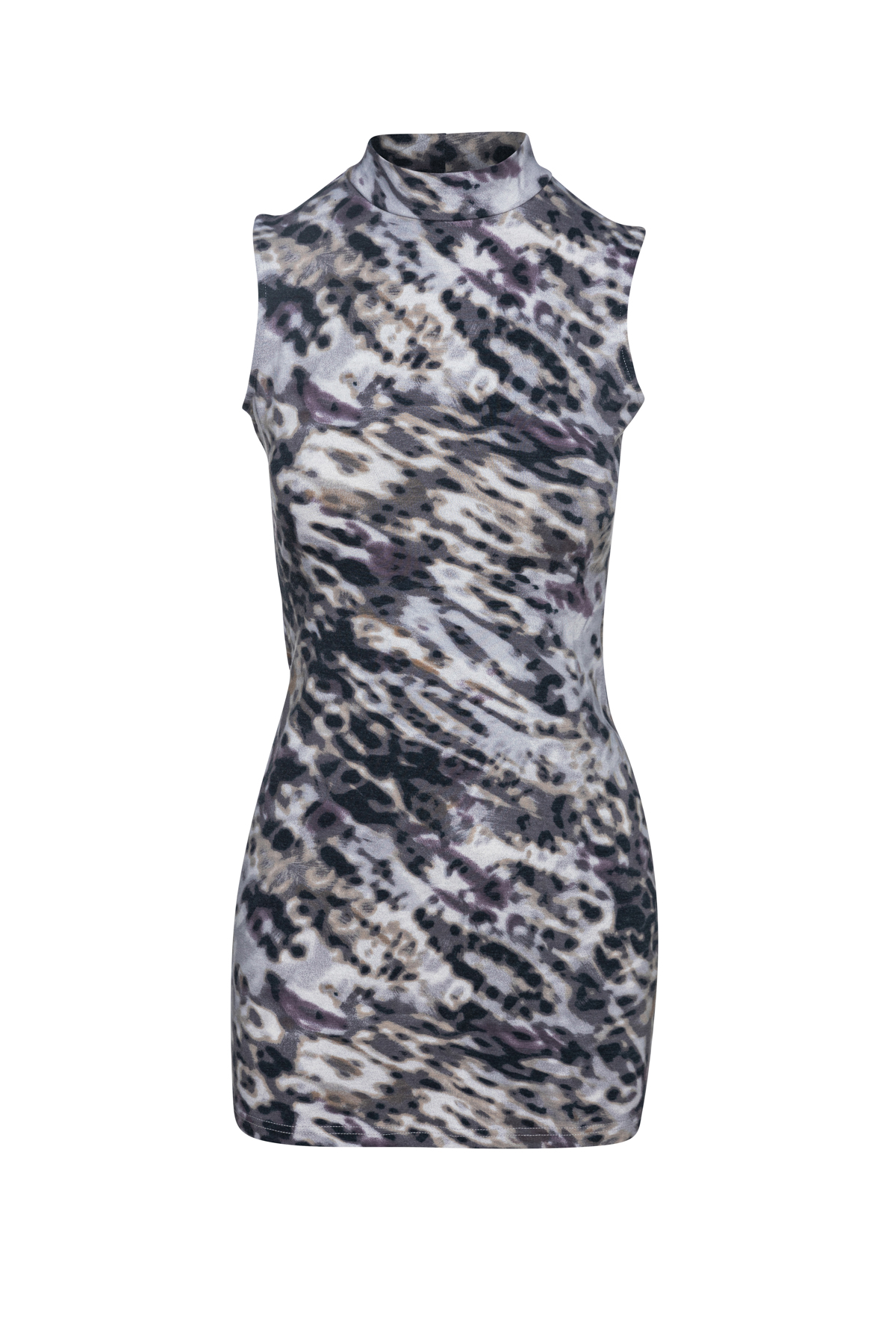 Dierenprint Stretch Mini Dress