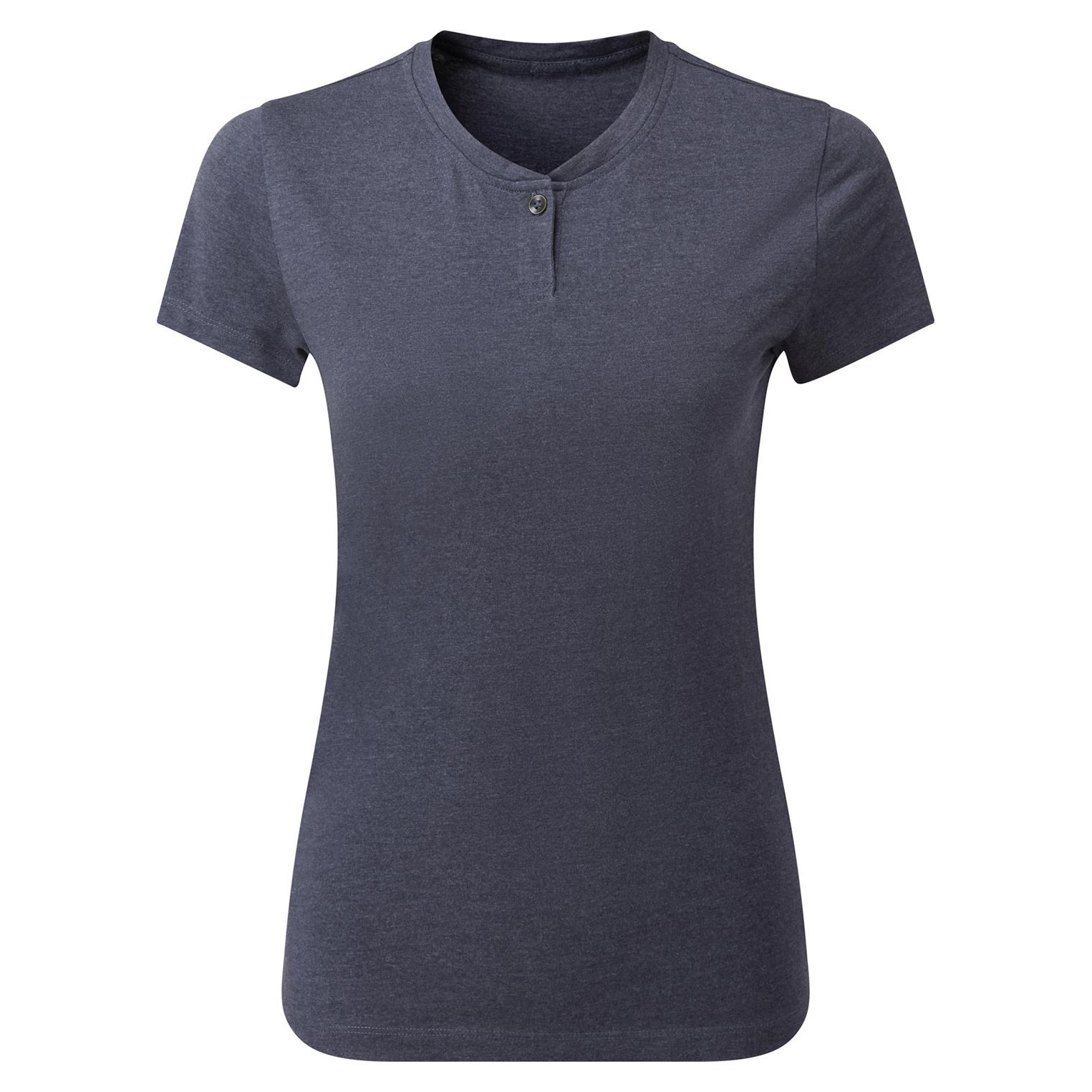 Thumbnail - Premier - "Comis" T-Shirt für Damen (Marineblau meliert)