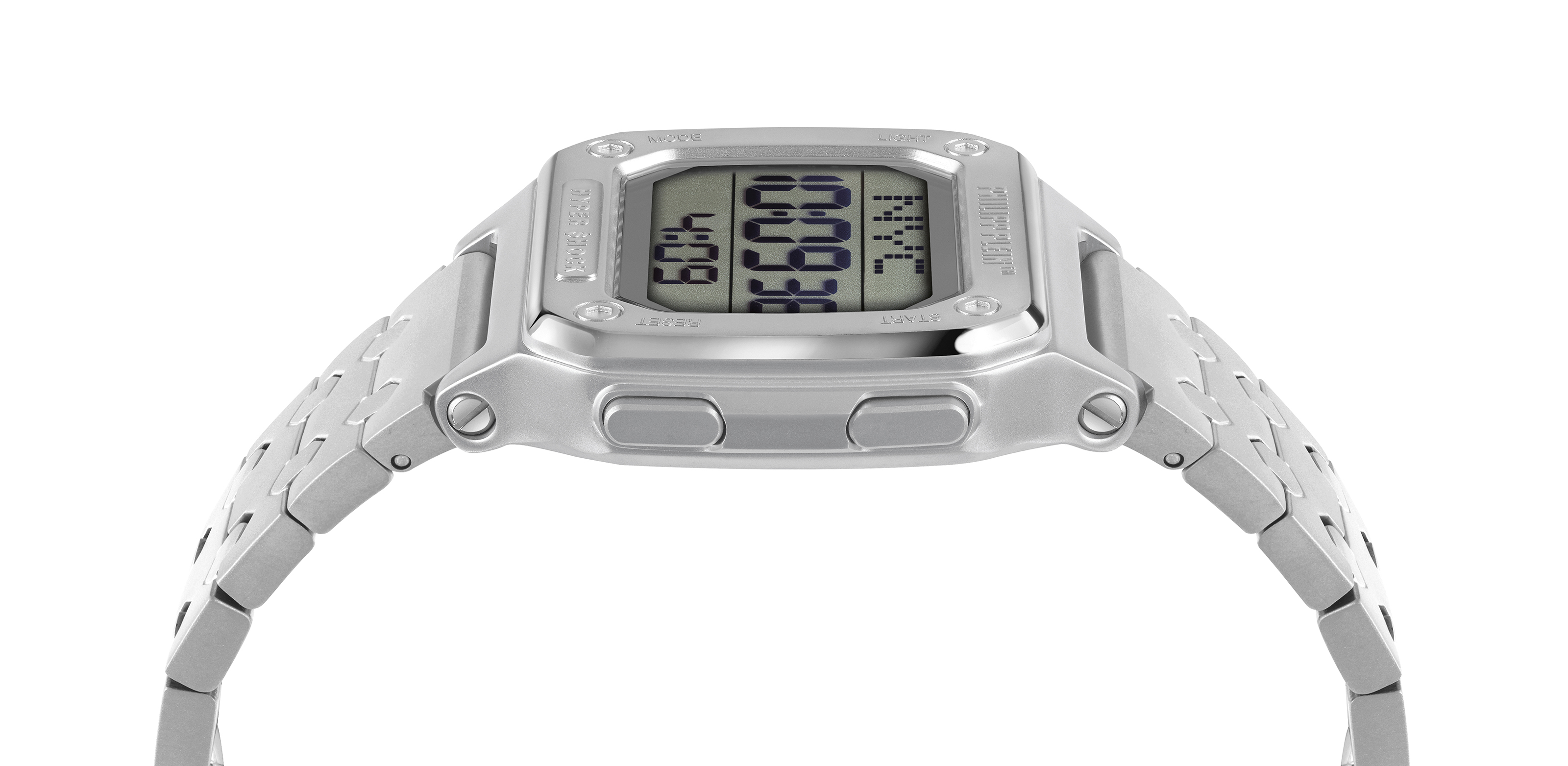 Philipp Plein Hyper $hock Unisex Silver Watch PWHAA0521 klockor dam – bild 2