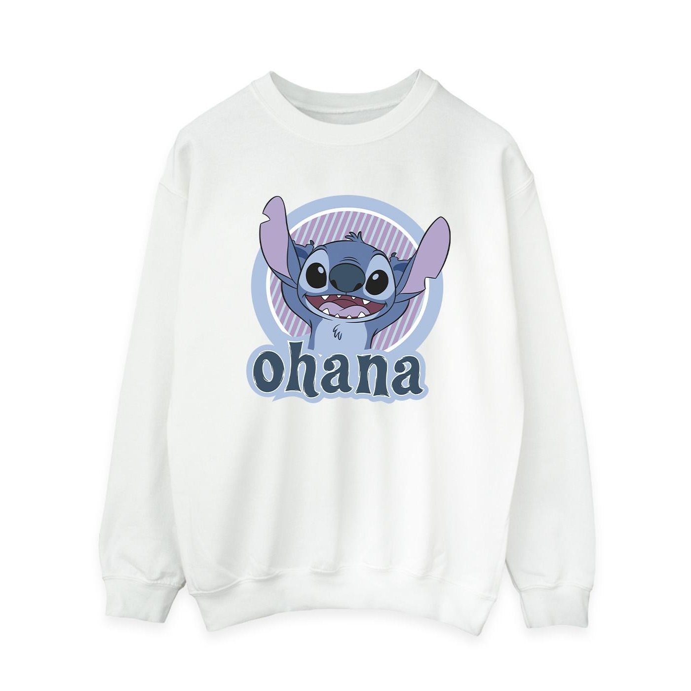 Thumbnail - Disney - "Lilo And Stitch Ohana Circle" Sweatshirt für Damen (Weiß)