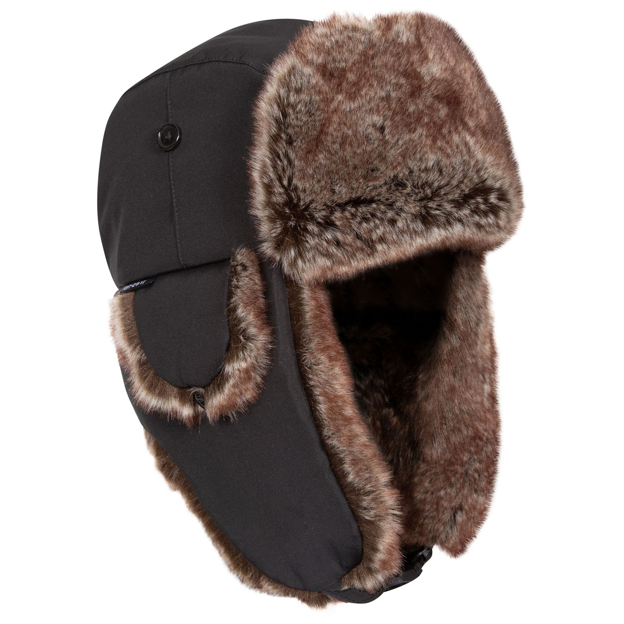 Trespass Unisex Adult Dapper Bomber Hat (Black) - One Size