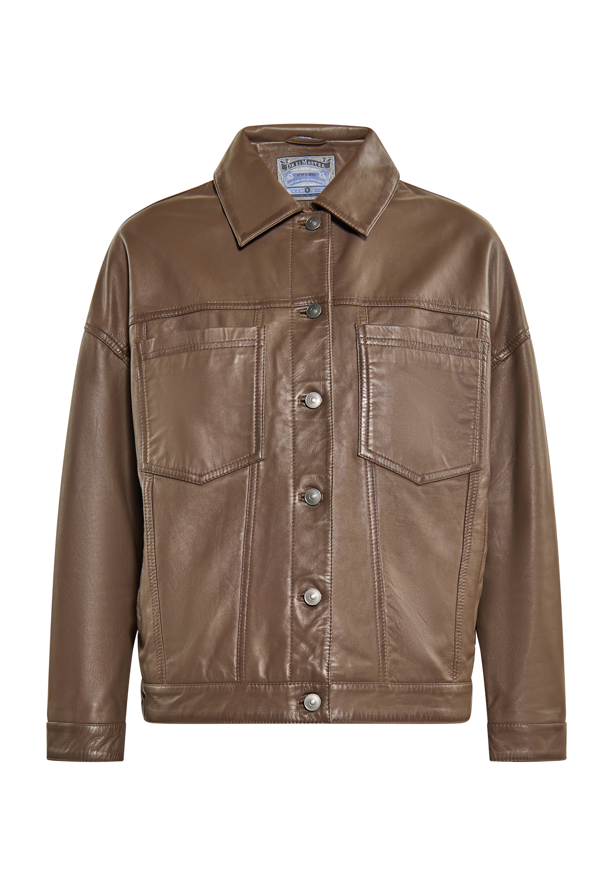 Thumbnail - Dreimaster Jacke Damen Taupe