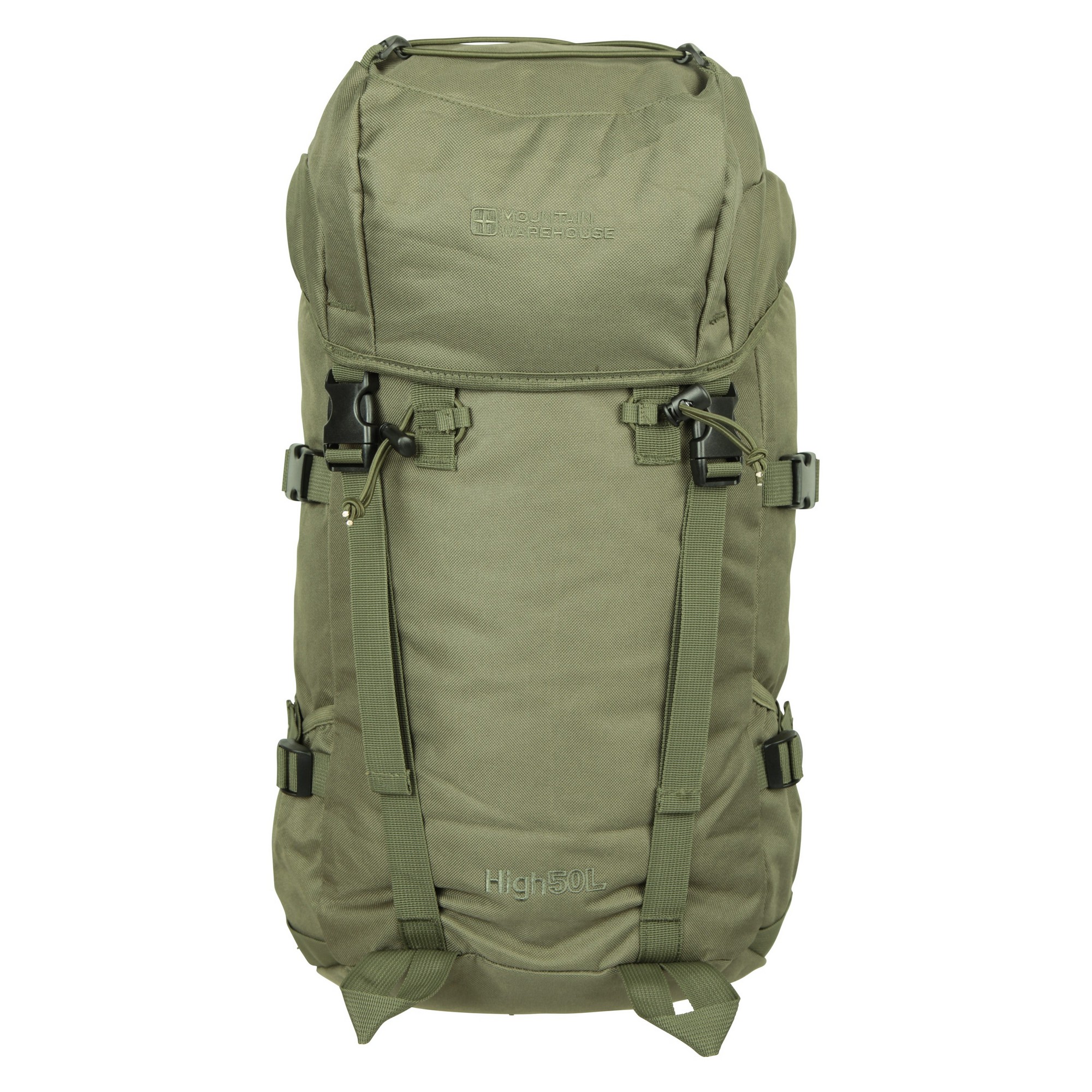 Thumbnail - Mountain Warehouse High 50L-Rucksack (Grün)