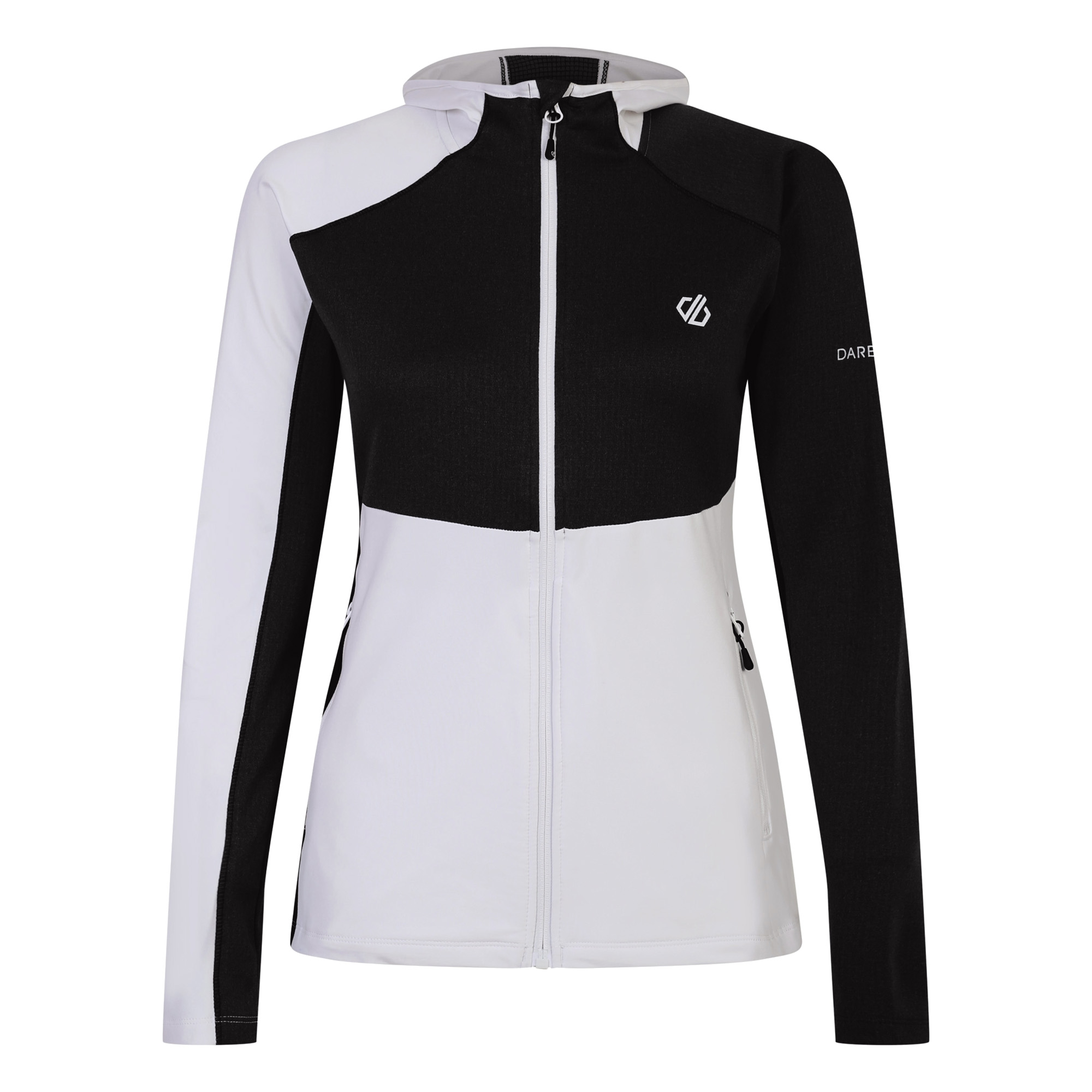 Thumbnail - Dare 2B - "Convey II" Midlayer für Damen (Weiß/Schwarz)