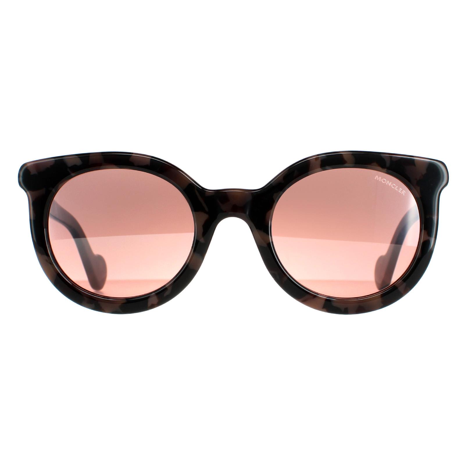 Thumbnail - Moncler Runde Frauen gefärbt Havanna Bordeaux Spiegel ML0015