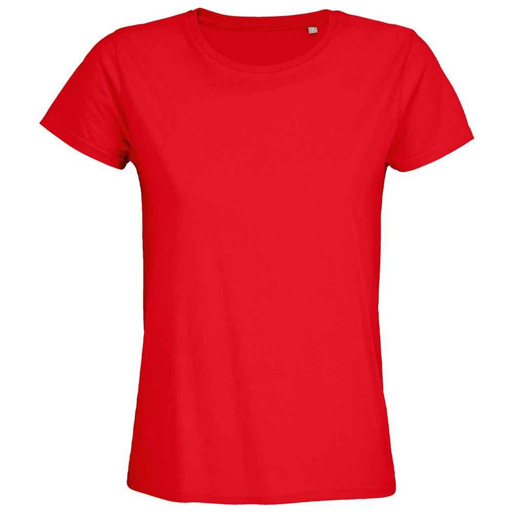 Thumbnail - SOLS - "Pioneer" T-Shirt Baumwolle aus biologischem Anbau für Damen (Leuchtend Rot)