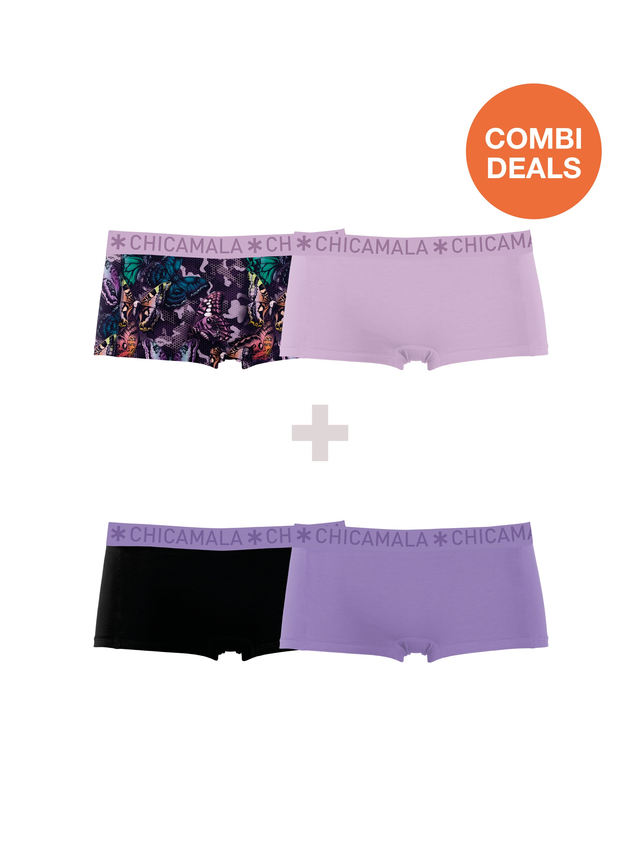 Thumbnail - Muchachomalo Herren Boxershorts – 2+2 Stück – Herren Unterhosen