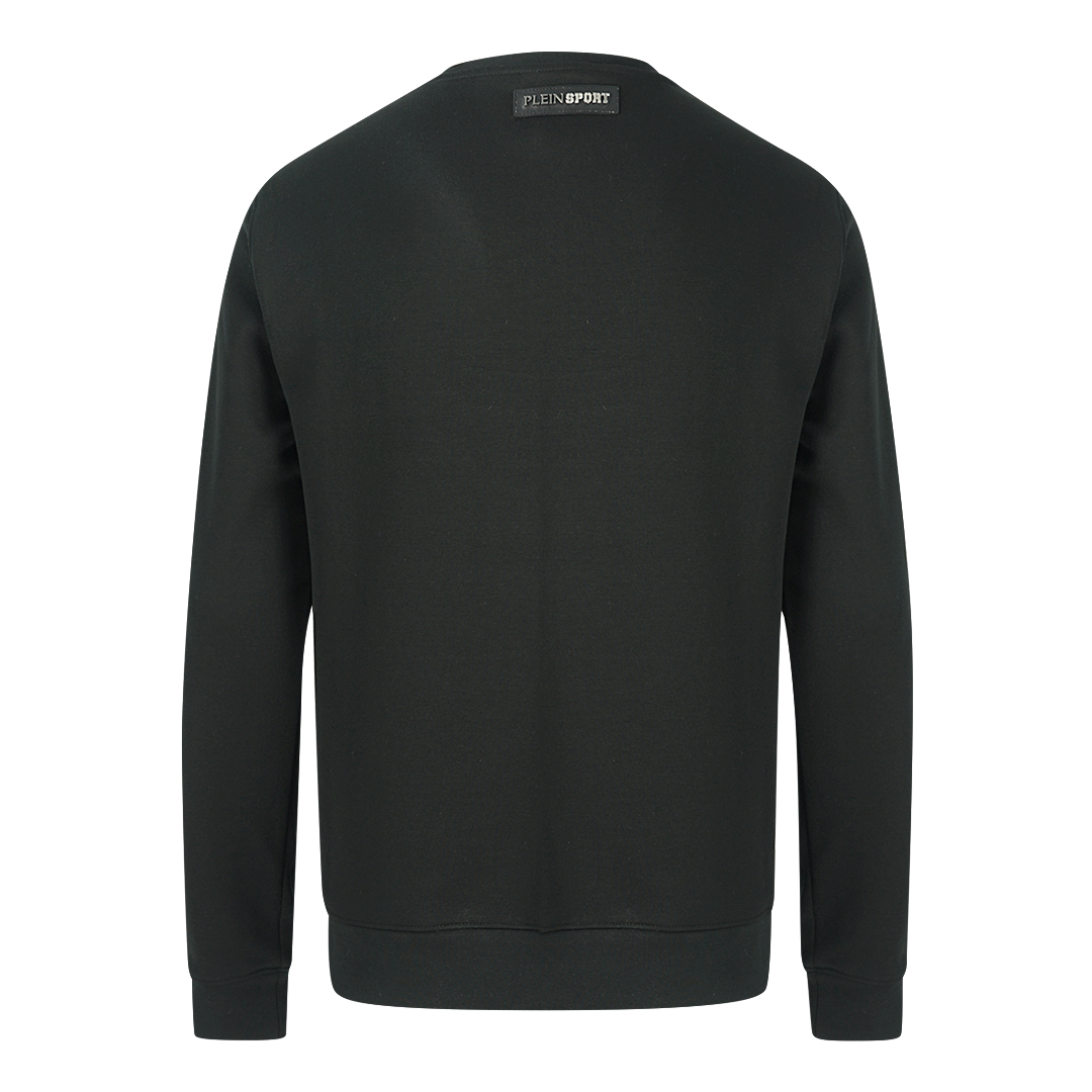 Philipp Plein Sport Guld Logotyp Svart Tröja herr – bild 2