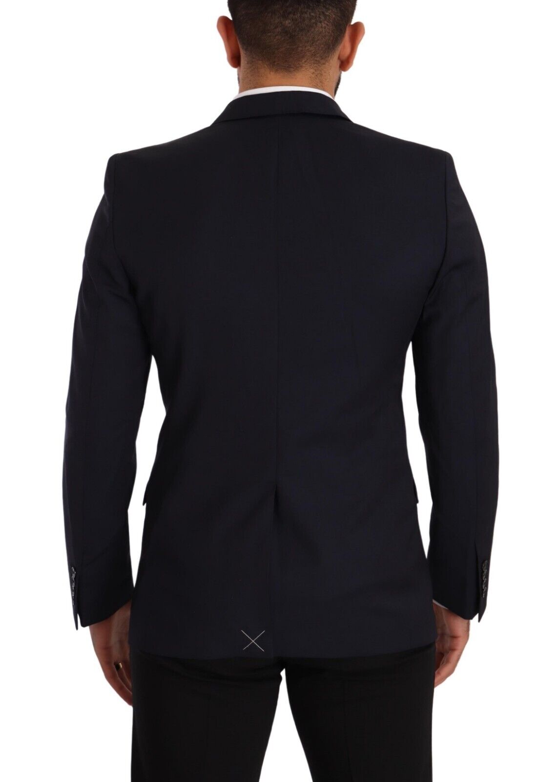 Dolce&Gabbana Herrar Mörkblå Enkelknäppt Kappa MARTINI Blazer – bild 2