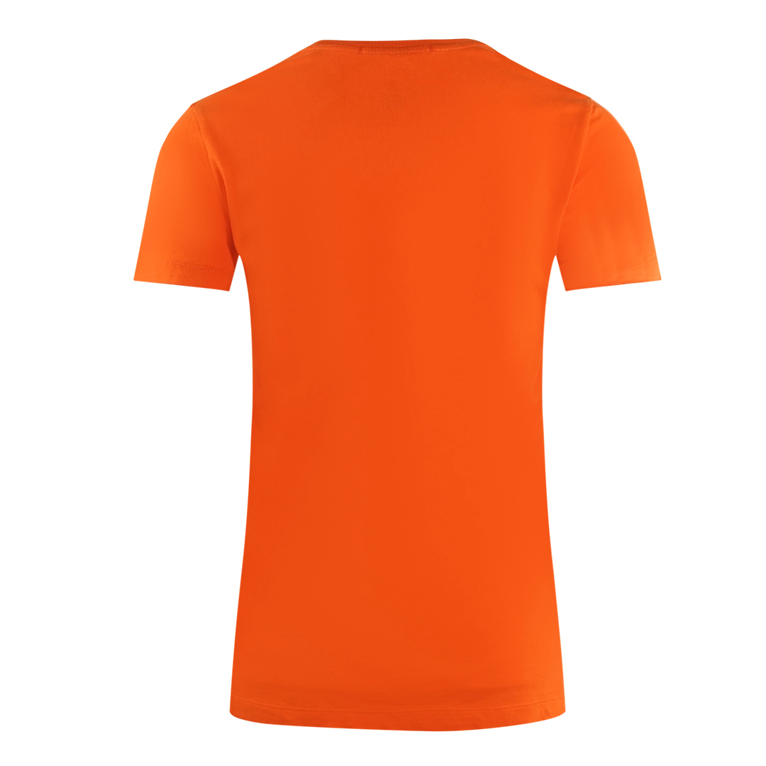 Parajumpers Fede Brand Logo Orange T-shirt dam – bild 2