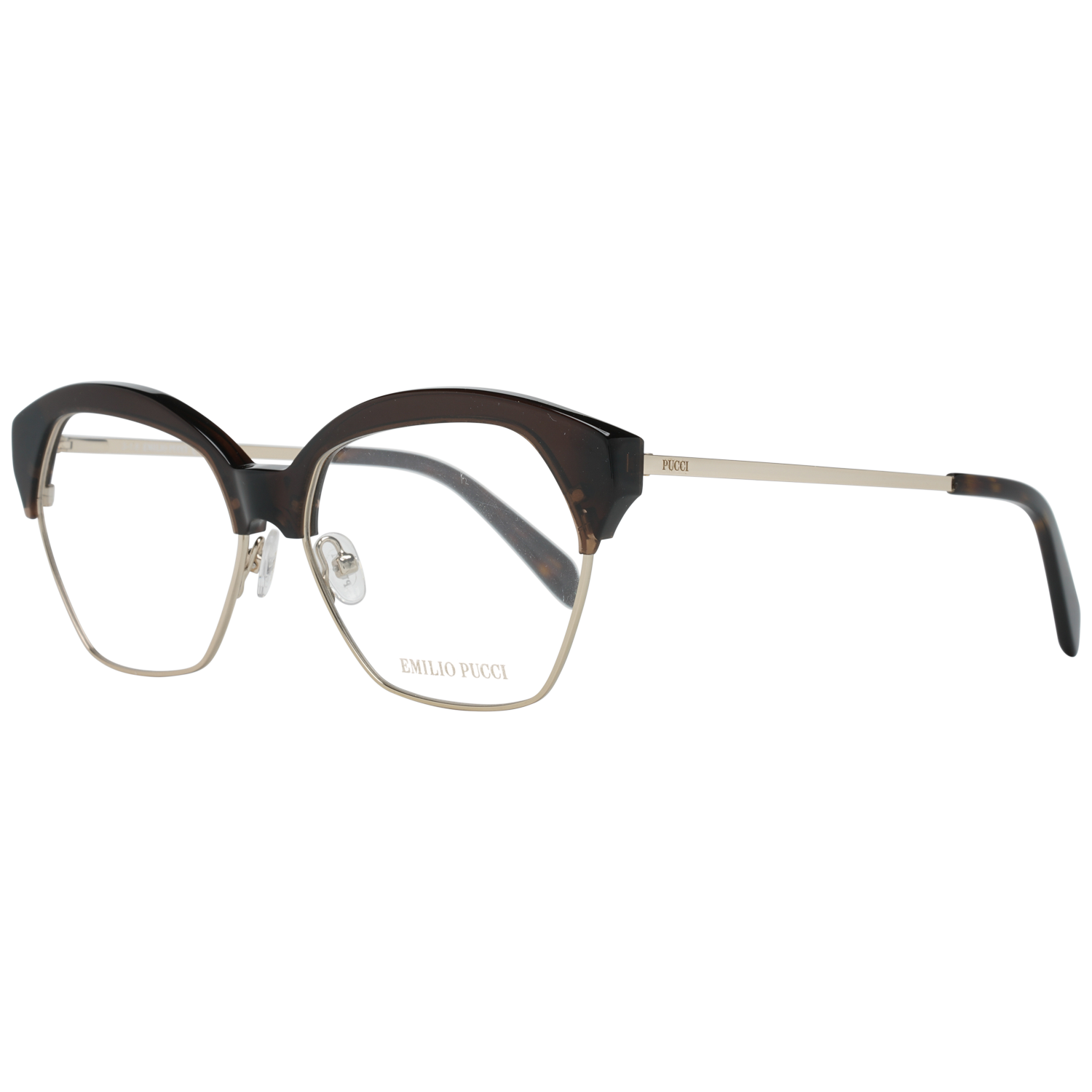 Thumbnail - Emilio Pucci Marron Lunettes de vue pour femmes