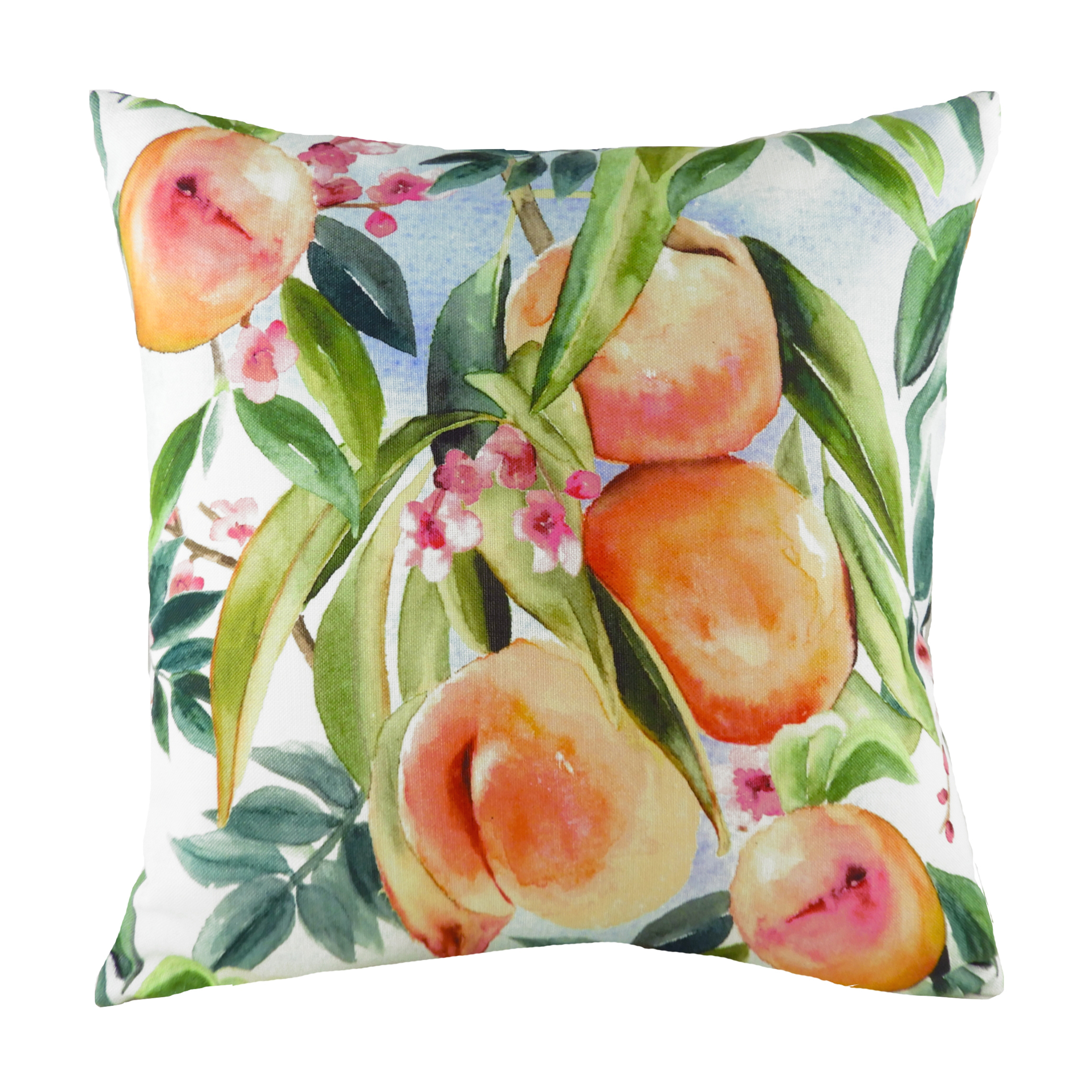 Evans Lichfield Fruit Peaches Cushion - Multicolour - One Size