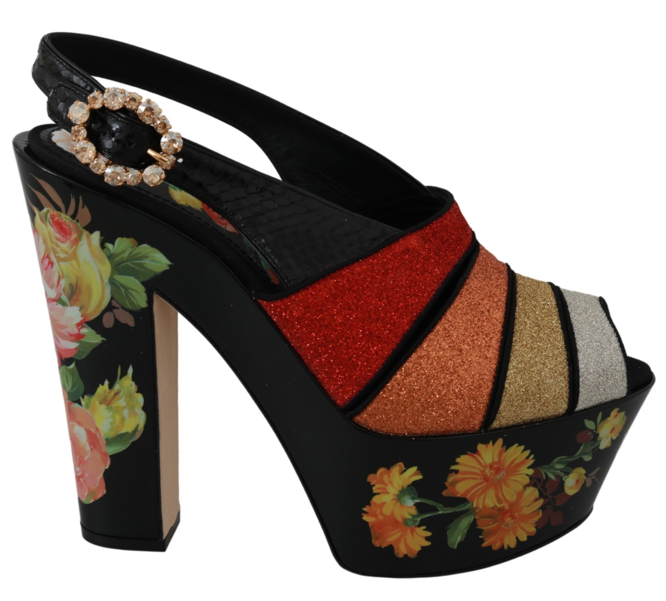 Blomster Wedge Ankelsandaler Skor