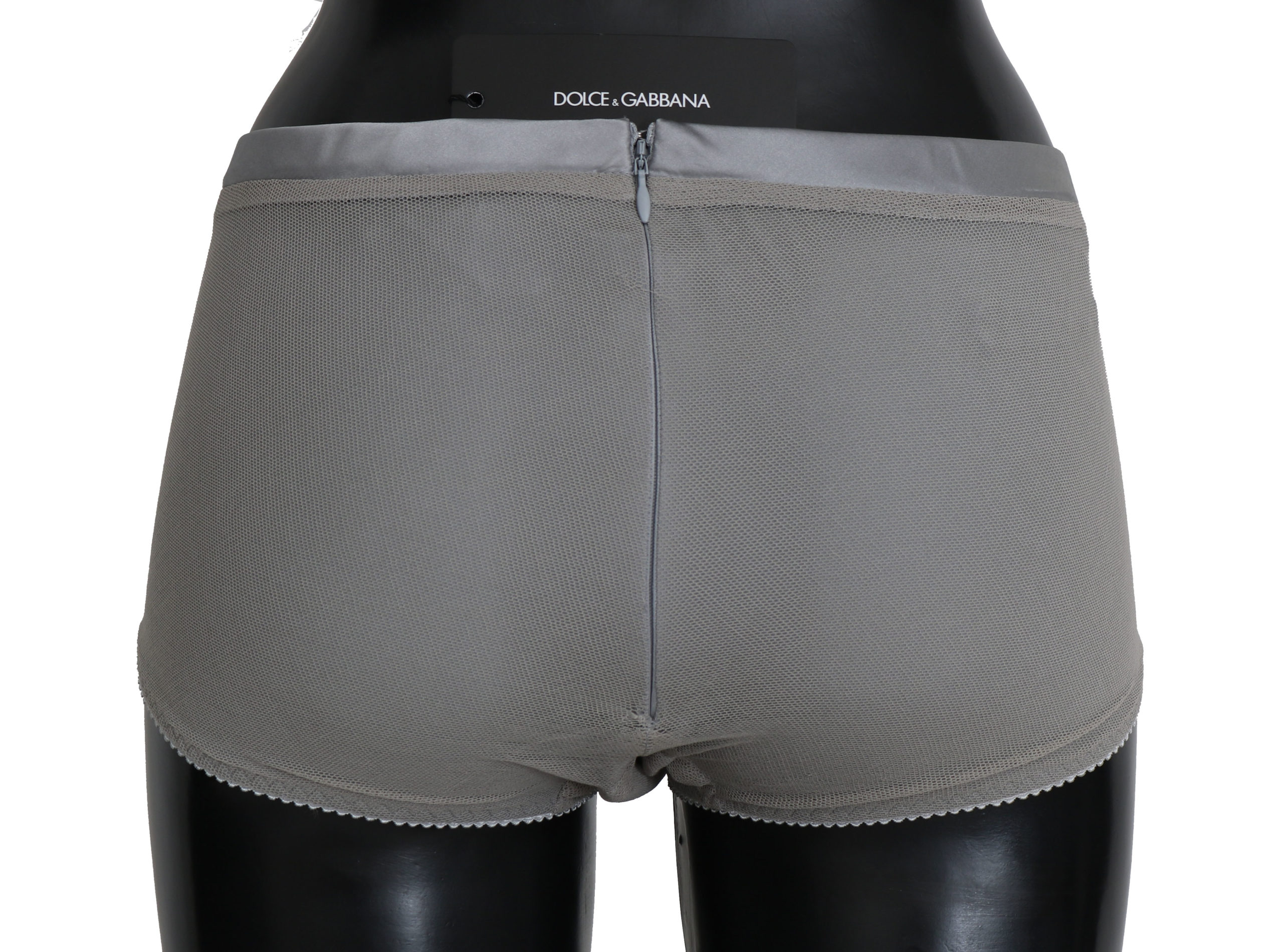 Dolce&Gabbana Underkläder Silver Med Nät Silke Byxor dam – bild 2