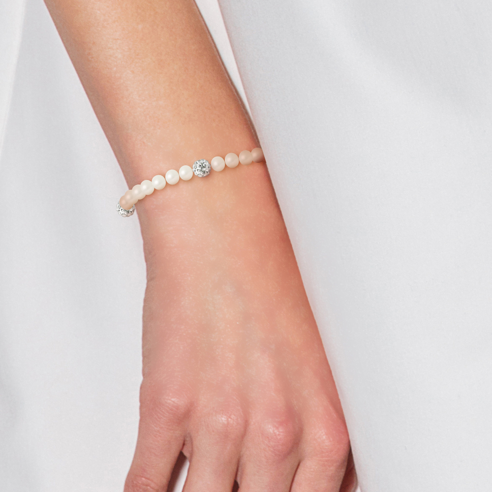 Diadema Armband Sötvattenspärlor Love Jewelry Collection dam – bild 2