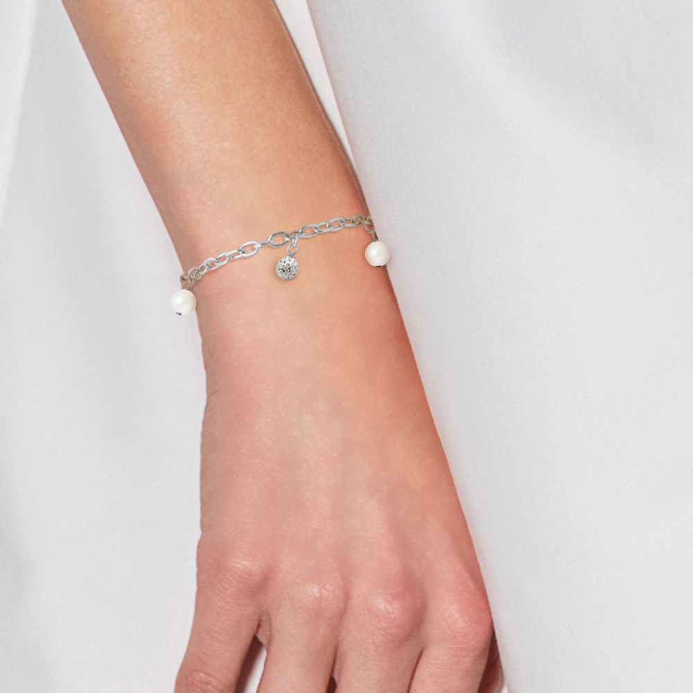 Diadema Armband sötvattenspärlor Love Jewelry Collection dam – bild 2