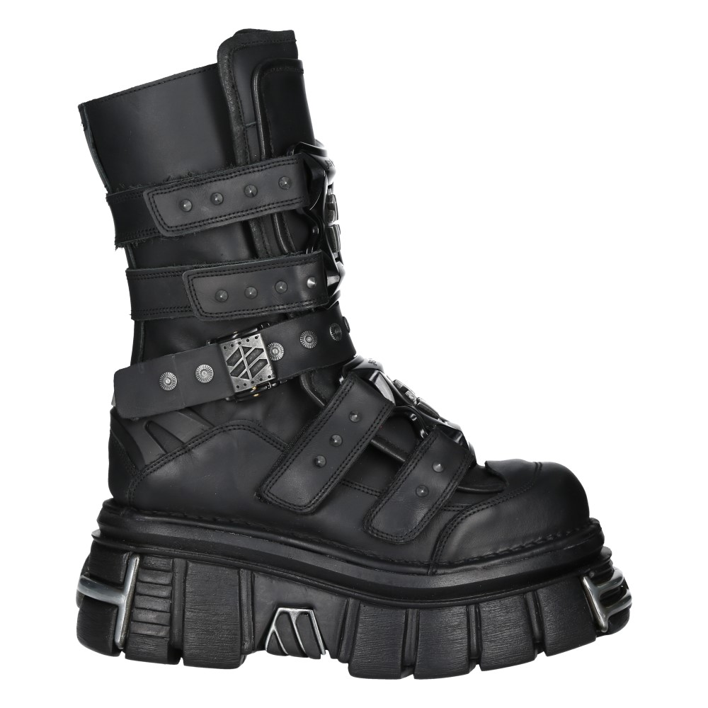 New Rock Goth plattform läderstövlar-M-MET422-S1 kängor dam – bild 2