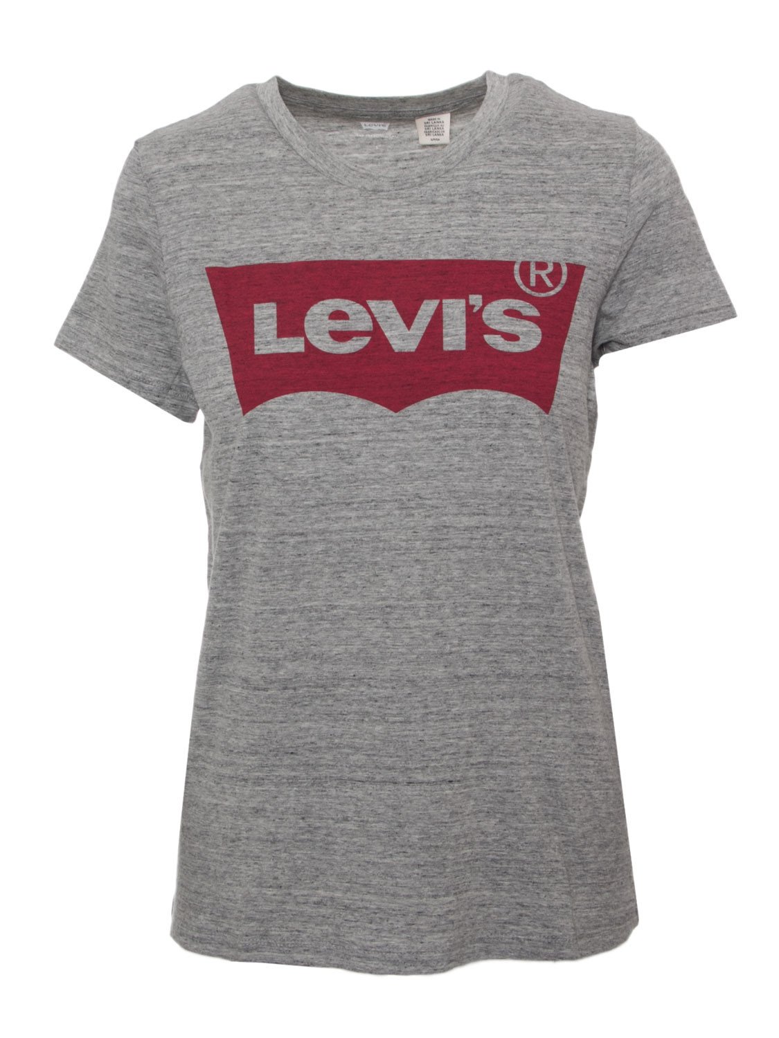 Thumbnail - Damen Levis Das perfekte Batwing T-Shirt in Grau Melange