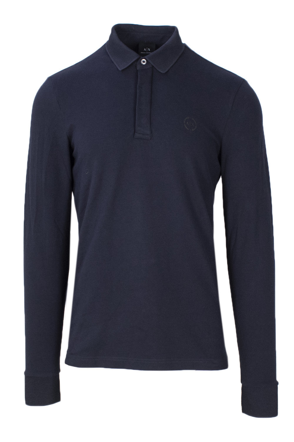 Armani Exchange Mannelijk Navy Heren Polo In Blauw
