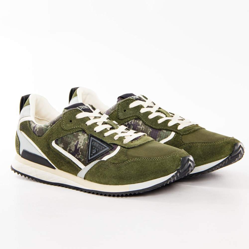 Guess Herren Schwarz Logo Dreieck Sneaker