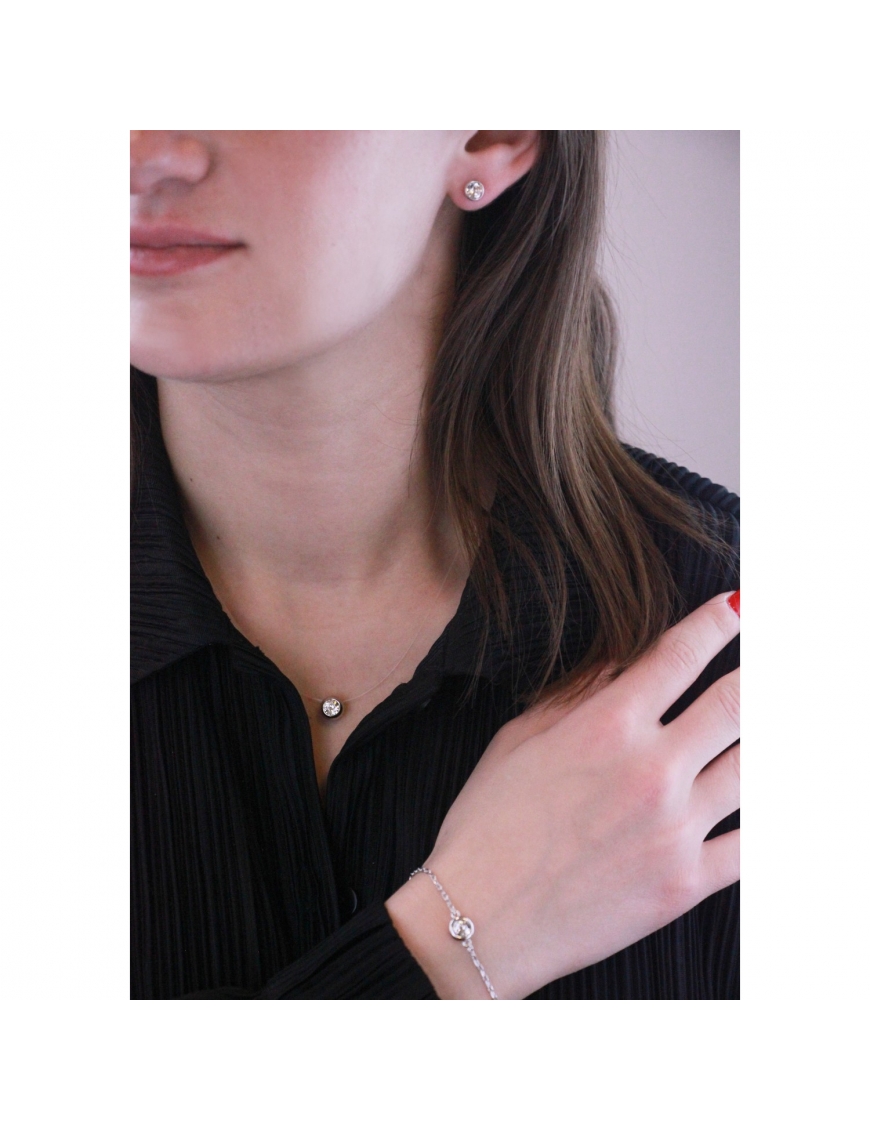 MYC Paris Moon Set Silver och kristall armband dam – bild 2
