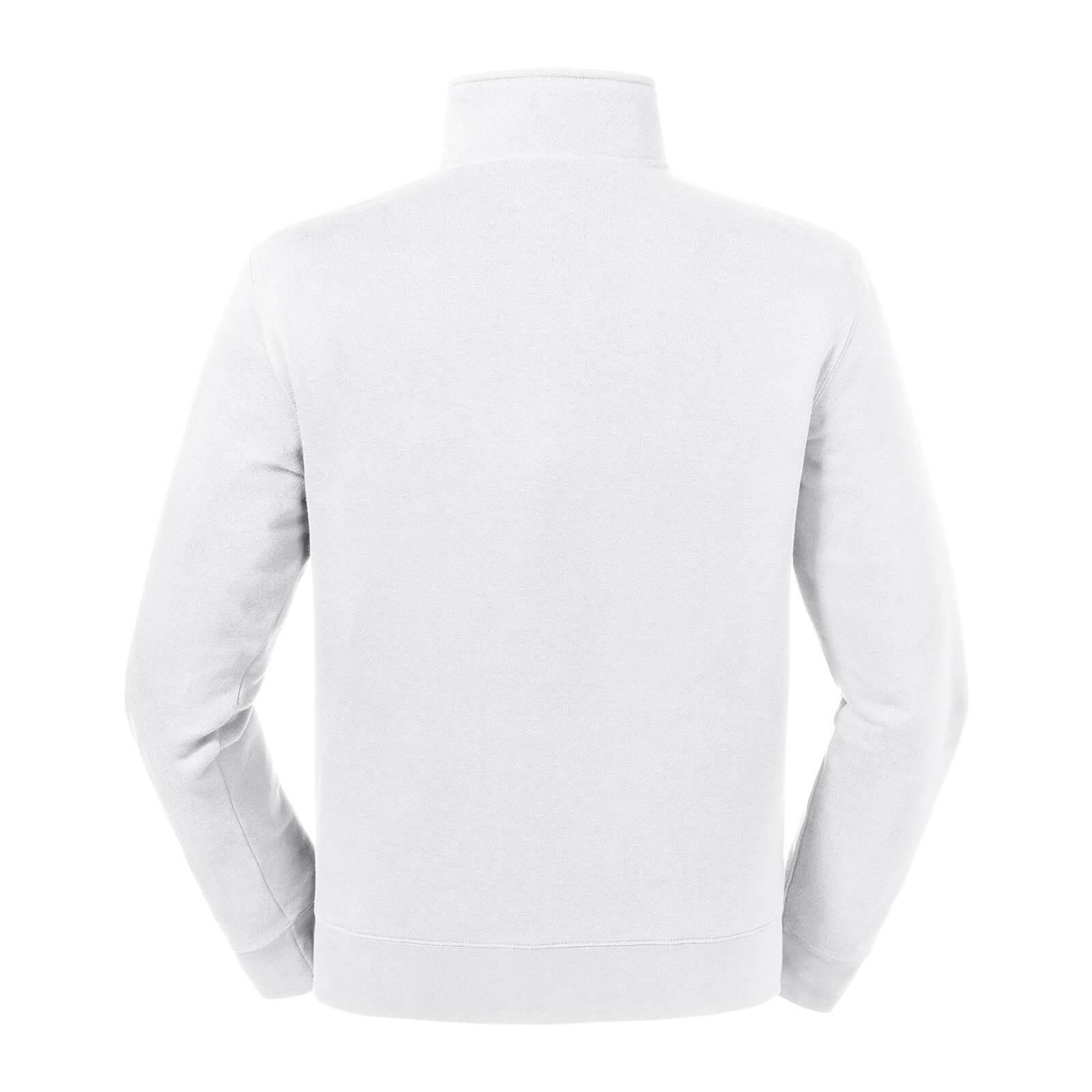 Russell Athletic Russell Mens Authentic Quarter Zip Sweatshirt (White) herr – bild 2