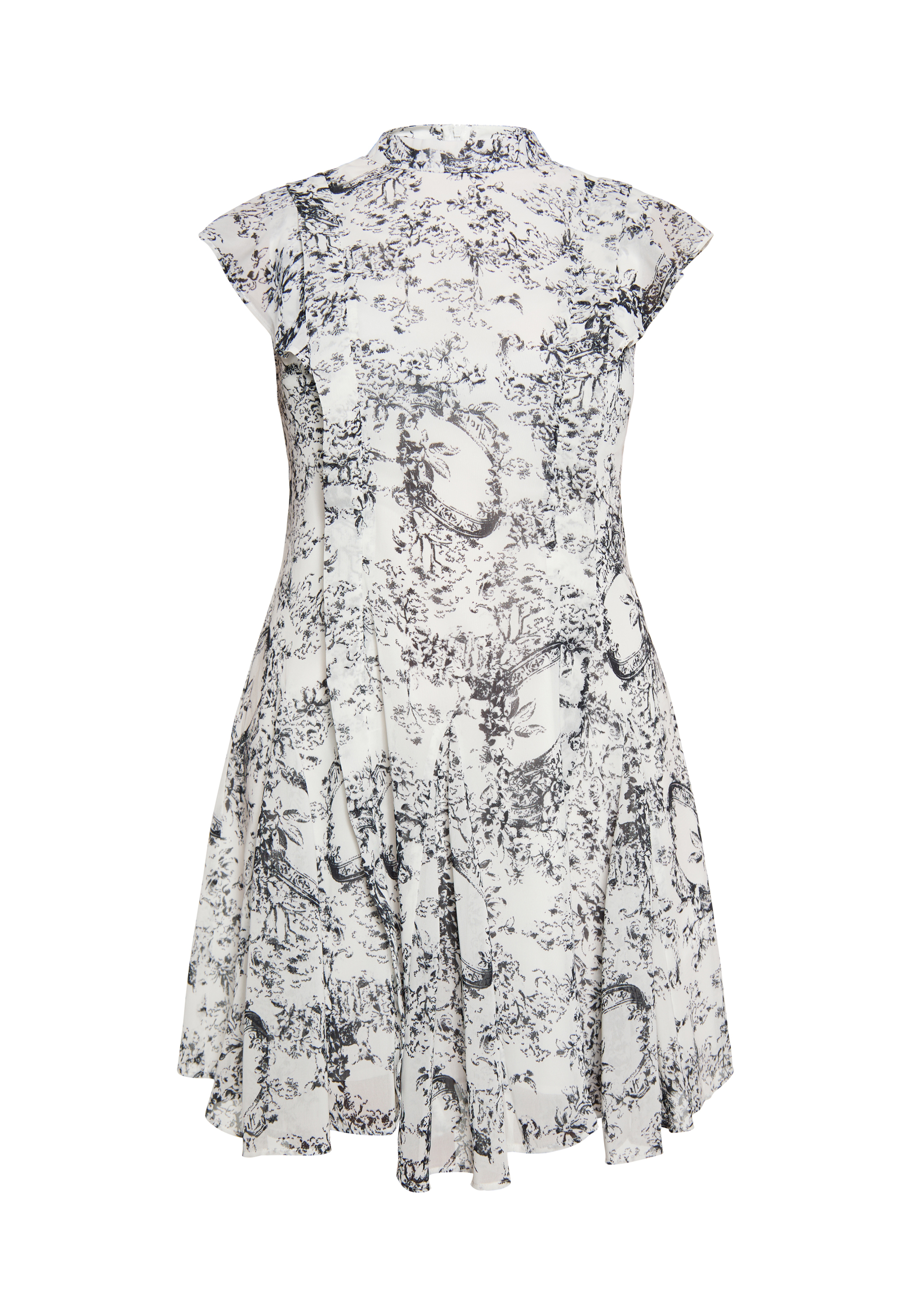 Dreimaster Jurk Dames zwart wit
