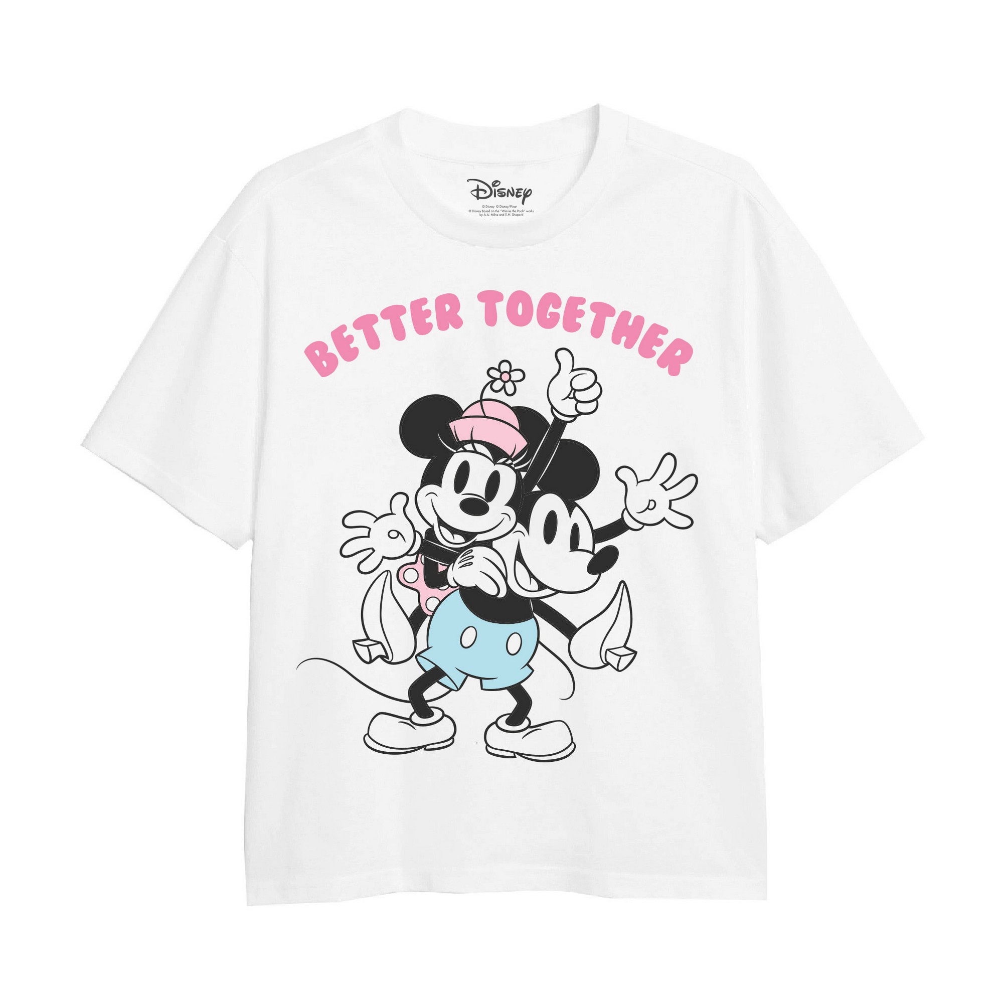 Thumbnail - Disney - "Better Together" T-Shirt für Mädchen (Weiß)