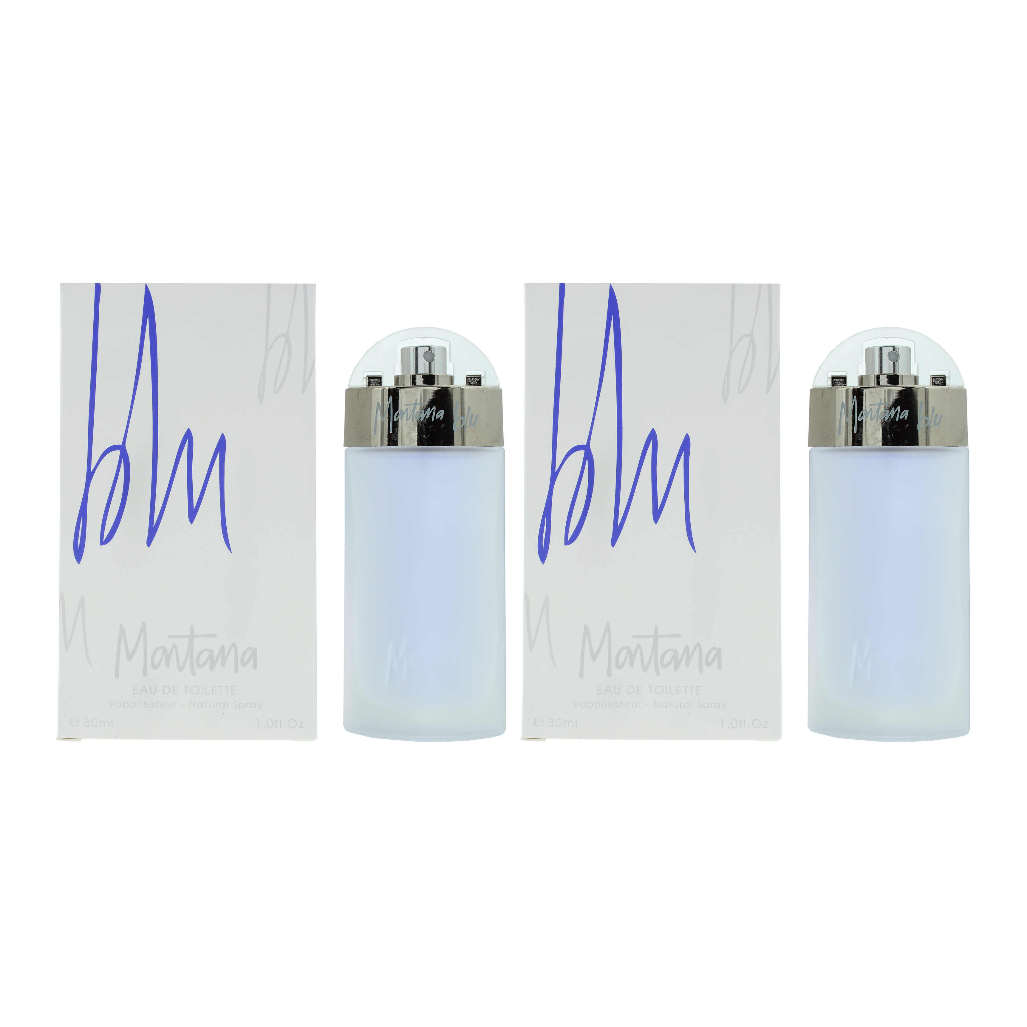Montana Womens Blu Eau de Toilette 30ml x 2 - One Size
