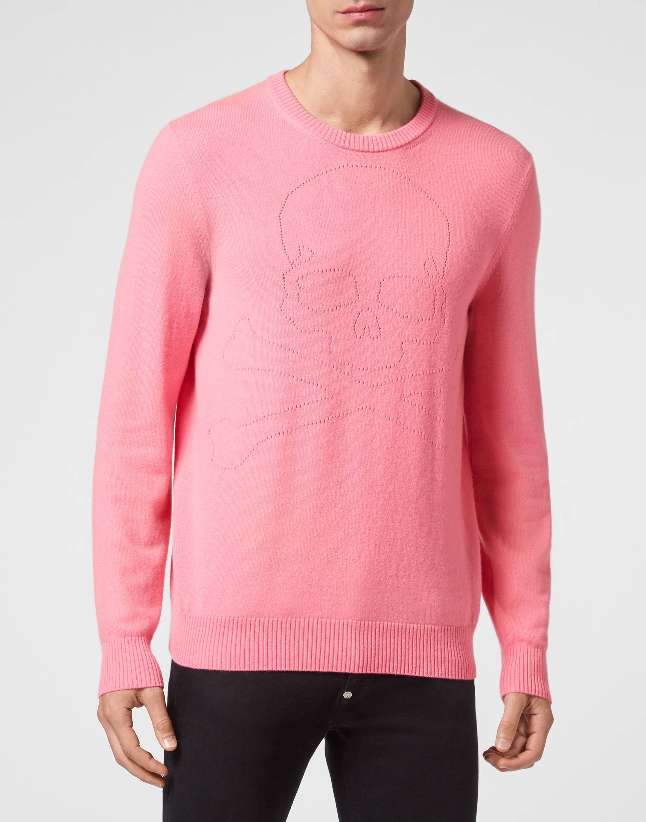 Thumbnail - Rundhalspullover Skull And Plein