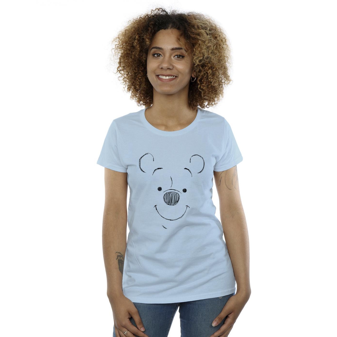 Thumbnail - Disney - T-Shirt für Damen (Babyblau)