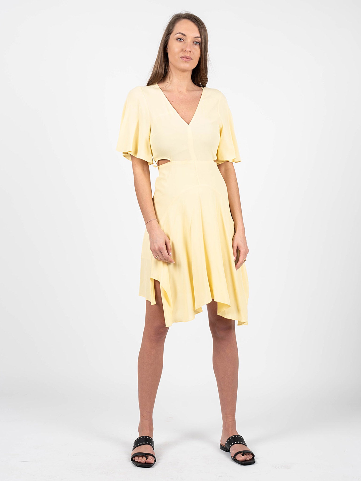 Patrizia Pepe Kleid Frau's Gelb EU 34 / IT 38