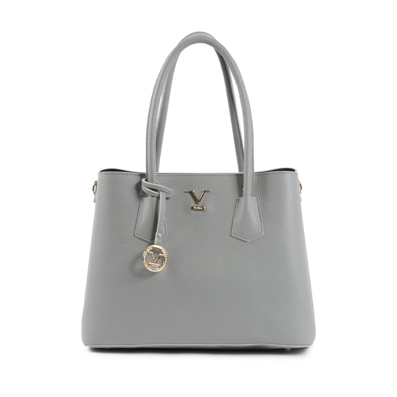 Versace 1969 Abbigliamento Sportivo Srl Milano Italia 19V69 Womens Handbag Grey 10510 V2 DOLLARO GRIGIO PERLA Leather - One Size - One Size