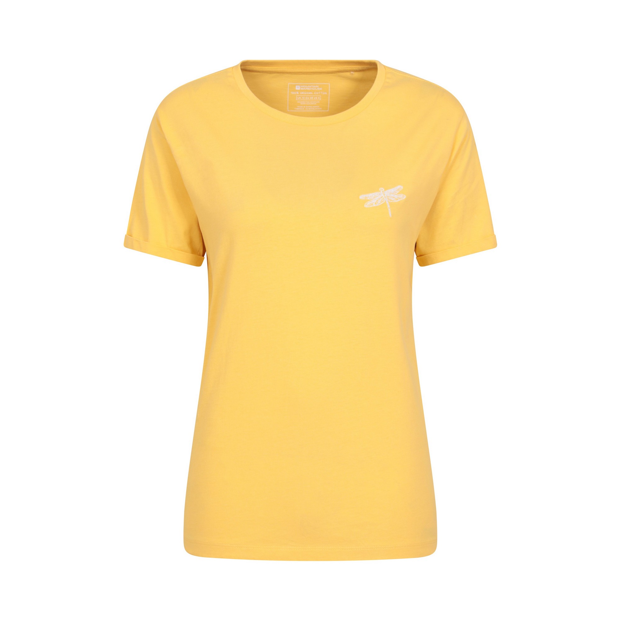 Thumbnail - Mountain Warehouse - T-Shirt Baumwolle aus biologischem Anbau für Damen (Hellgelb)